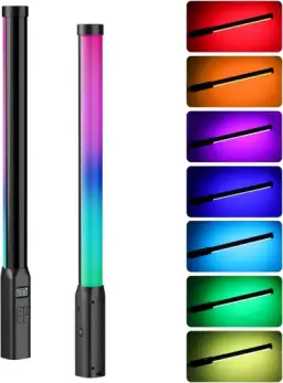 ULANZI VL119 BASTÃO DE LUZ PORTÁTIL, Luz LED RGB 360° para Fotografia e — imagem 1