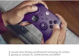 CONTROLE SEM FIO XBOX - ASTRAL PURPLE — imagem 9