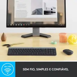 Combo Teclado e Mouse sem fio Logitech MK470 com Design Slim — imagem 4