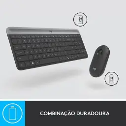 Combo Teclado e Mouse sem fio Logitech MK470 com Design Slim — imagem 5
