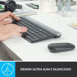 Combo Teclado e Mouse sem fio Logitech MK470 com Design Slim — imagem 3