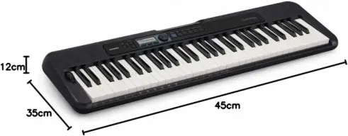 Teclado Musical Casiotone Básico Casio CT-S300C2/BR Preto — imagem 7