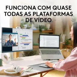 Webcam Full HD Logitech Brio 100 com Microfone Integrado — imagem 8