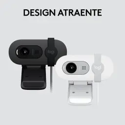 Webcam Full HD Logitech Brio 100 com Microfone Integrado — imagem 9