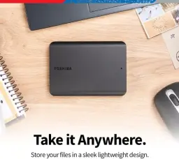 HD Externo Toshiba 2TB Canvio Basics Preto HDTB520XK3AA — imagem 4