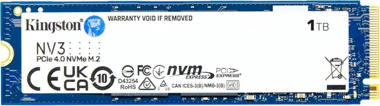 SSD Kingston NV3 1TB M.2 2280 NVMe Gen4, Desempenho e Eficiência para Upgrade