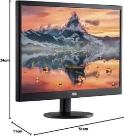 Monitor Aoc 18.5" Led Vga e Hdmi — imagem 7