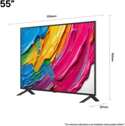 Smart TV 4K 55" LG QNED 55QNED80 Processador α7 AI Ger8 Super Slim Design Local — imagem 8