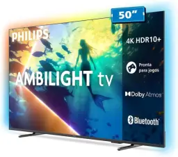 PHILIPS, Smart TV Ambilight 50" 4K, 50PUG8100/78, Comando de Voz — imagem 4