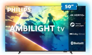 PHILIPS, Smart TV Ambilight 50" 4K, 50PUG8100/78, Comando de Voz — imagem 2