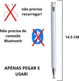 Caneta stylus capacitiva para telas touch (tablets — imagem 3