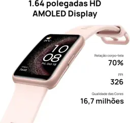 Smartwatch, HUAWEI WATCH FIT Special Edition, Tela AMOLED FullView de 1.64" — imagem 2