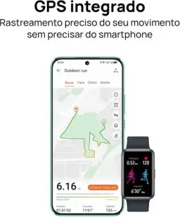 Smartwatch, HUAWEI WATCH FIT Special Edition, Tela AMOLED FullView de 1.64" — imagem 3
