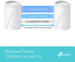 TP-Link BE11000 Tri-Band Whole Home Mesh WiFi 7, até 11 Gbps, MLO, 320 MHz — imagem 5