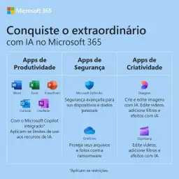 Microsoft 365 Family (12 meses) até 6 usuários. PC/Mac/Iphone/tablet. 1TB na — imagem 5