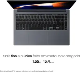 Samsung Galaxy Book4 Intel® Core™ i5-1335U, Windows 11 Home, 8GB, 256GB SSD — imagem 4