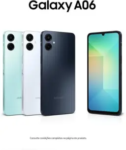 Smartphone Samsung Galaxy A06 128GB, 4GB RAM, Processador Octa-Core — imagem 2