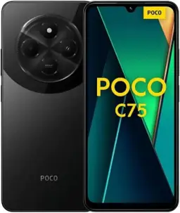 Smartphone Xiaomi Poco C75 NFC Black (Preto) 8GB RAM 256GB ROM [2410FPCC5G] — imagem 1