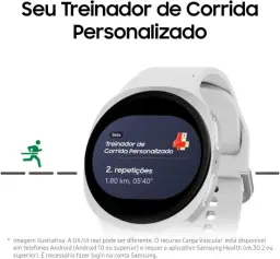 Samsung Galaxy Watch8 Smartwatch 40mm BT, Galaxy AI - Grafite — imagem 4