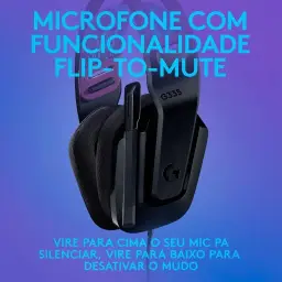 Headset Gamer Logitech G335 com Almofadas com Espuma de Memória — imagem 5