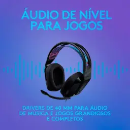 Headset Gamer Logitech G335 com Almofadas com Espuma de Memória — imagem 10