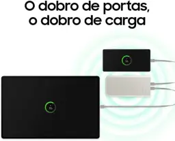 Bateria Externa SAMSUNG EB-P3400 Bege Portátil, Carga Super Rápida 25W — imagem 4