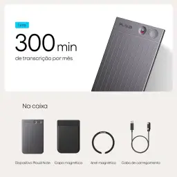 Gravador de voz com IA, gravador de áudio Plaud Note c/capa — imagem 9