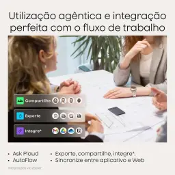 Gravador de voz com IA, gravador de áudio Plaud Note c/capa — imagem 6