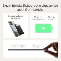 Gravador de voz com IA, gravador de áudio Plaud Note c/capa — imagem 7