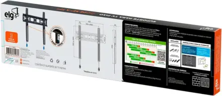 ELG, N01V4, Suporte Fixo de Parede para TVs de 32" a 77" — imagem 6