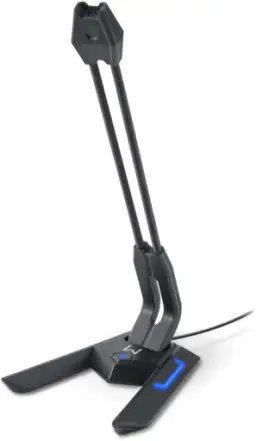 Microfone Gamer Olier USB LED Preto Warrior - PH255 — imagem 1