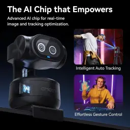 EMEET PIXY Dual-Camera AI-Powered PTZ Camera 4K, AI Tracking — imagem 3