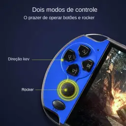 Console de Jogos Portátil X7 Plus + de 1.000 Jogos + Fone de ouvido Cartão de — imagem 5