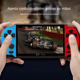 Console de Jogos Portátil X7 Plus + de 1.000 Jogos + Fone de ouvido Cartão de — imagem 2