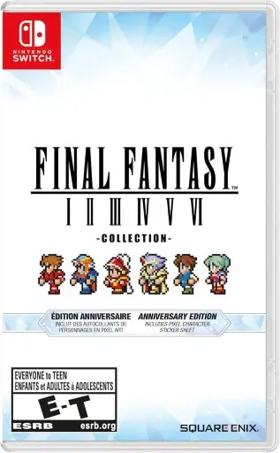 Final Fantasy I-VI Pixel Remaster Collection - Anniversary Edition - Nintendo