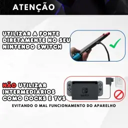 Fonte de Alimentação Ac Energia Bivolt Carregador Compatível com Console — imagem 2