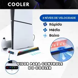 Suporte Cooler de Resfriamento RGB Carregador Controle Compatível com Console — imagem 5