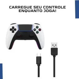 Cabo Carregador Controle Compatível Playstation 5 PS5, Xbox One S/X — imagem 2