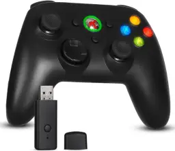 Controle Sem Fio Recarregável para Xbox 360 e Computador com Joystick Manete — imagem 1