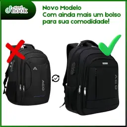 Mochila para Notebook Masculina Feminina para Notebook 17 – Mochila executiva — imagem 4