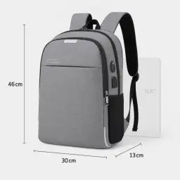 Mochila Executiva Unissex para Notebook até 15.6" - com Entrada USB e Passa-fio — imagem 4