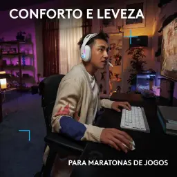 Headset Gamer Sem Fio Logitech G522 LIGHTSPEED com RGB LIGHTSYNC — imagem 6
