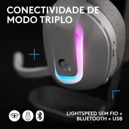 Headset Gamer Sem Fio Logitech G522 LIGHTSPEED com RGB LIGHTSYNC — imagem 5