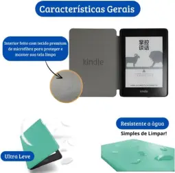 Capa Para Kindle 11ª Geração 2024 e 2022 (C2V2L3 e RS23CV) - Rígida - Sistema — imagem 4