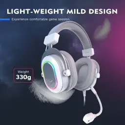 FIFINE USB Gaming Fone, fones de ouvido PC com fio com microfone para — imagem 5
