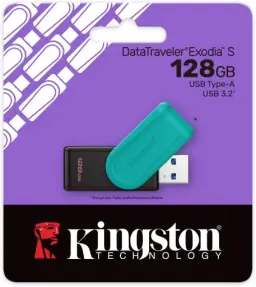 Kingston Flash Drive USB Exodia S 128 GB — imagem 3