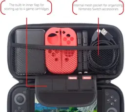 Case Bolsa Estojo De Viagem Capa De Proteção Nintendo Switch - Preto — imagem 8