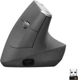 Mouse sem fio Logitech MX Vertical com Design Ergonômico para Redução de Tensão — imagem 1