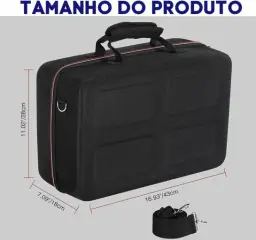 Mala Bolsa Maleta Rigida Para Transporte Ps5 C/ Alça Ombro — imagem 8