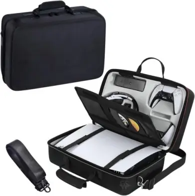 Mala Bolsa Maleta Rigida Para Transporte Ps5 C/ Alça Ombro